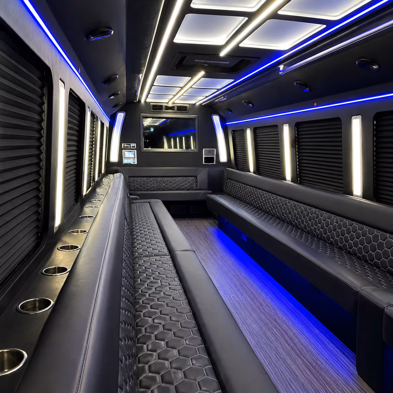 augusta party bus rental interior